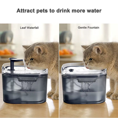 Fuente de agua automática inteligente para mascotas